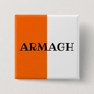 County Armagh Flag Badge Button