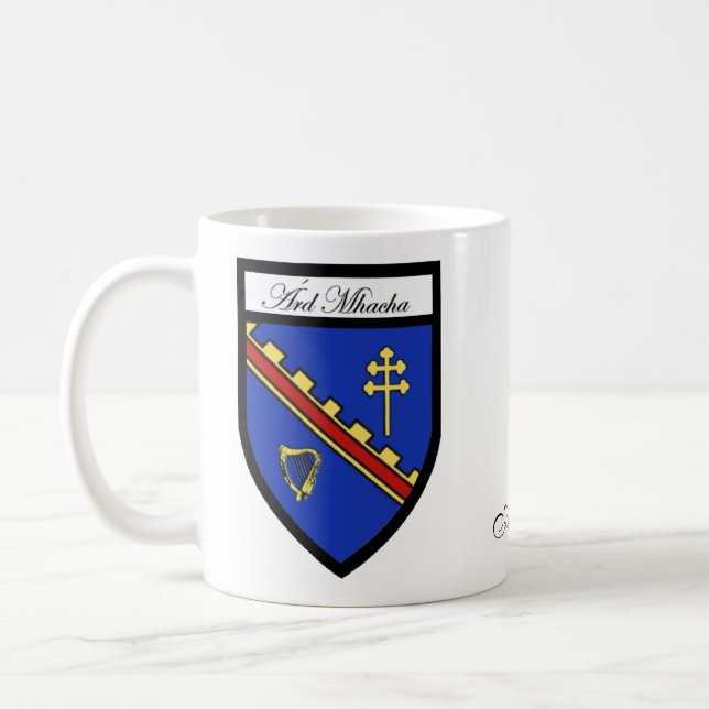 County Armagh Map & Crest Mugs (Left)