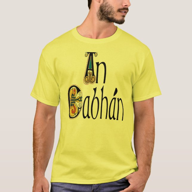 County Cavan (Gaelic) Kells Initials T-Shirt (Front)