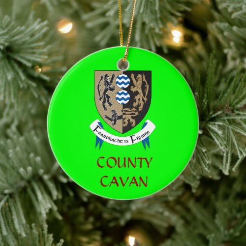 County Cavan Ireland Custom Christmas Ornament