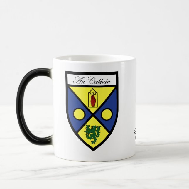 County Cavan Map & Crest Mugs (Left)