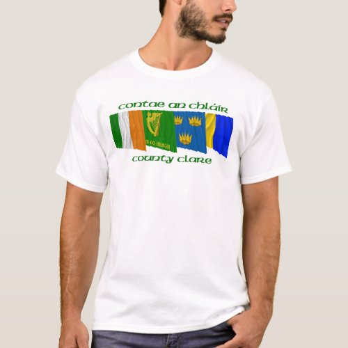 County Clare Flags T_Shirt
