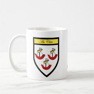County Clare Map & Crest Mugs