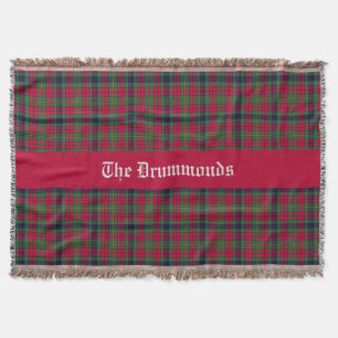 County Clare Tartan Customizable Throw Blanket