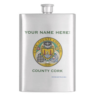 County Cork* Customizable Flask