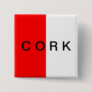 County Cork  Flag Badge Button