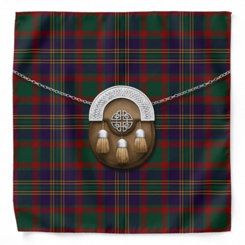 County Cork Irish Tartan And Sporran Bandana