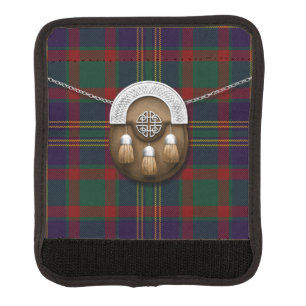 County Cork Irish Tartan And Sporran Luggage Handle Wrap