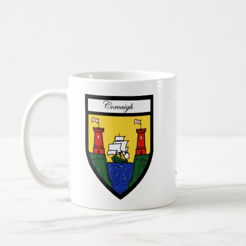 County Cork Map  Crest Mugs