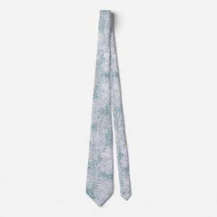 County Cottage Velvety Blue Daisy  Neck Tie