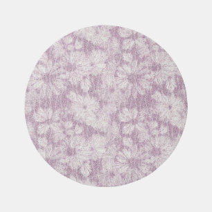 County Cottage Velvety Lilac Daisy Outdoor Rug