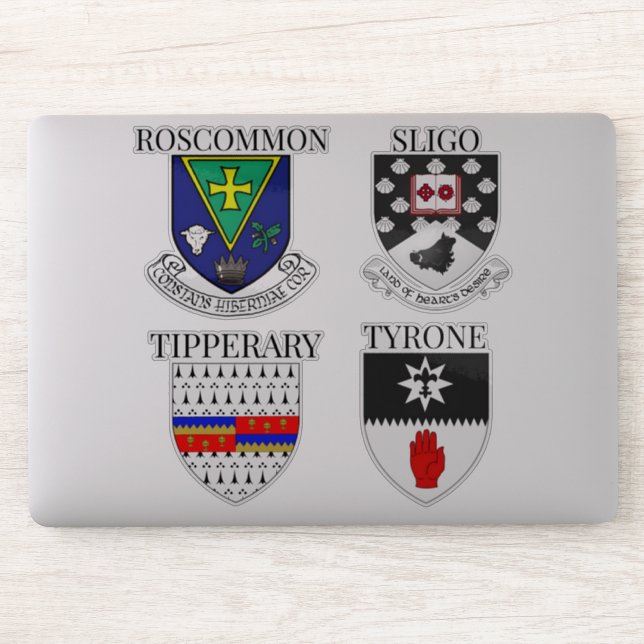 County Crests of Ireland Sticker Series 25-28 (Computer)