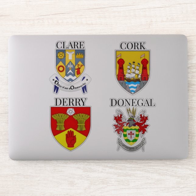 County Crests of Ireland Sticker Series 5-8 (Computer)
