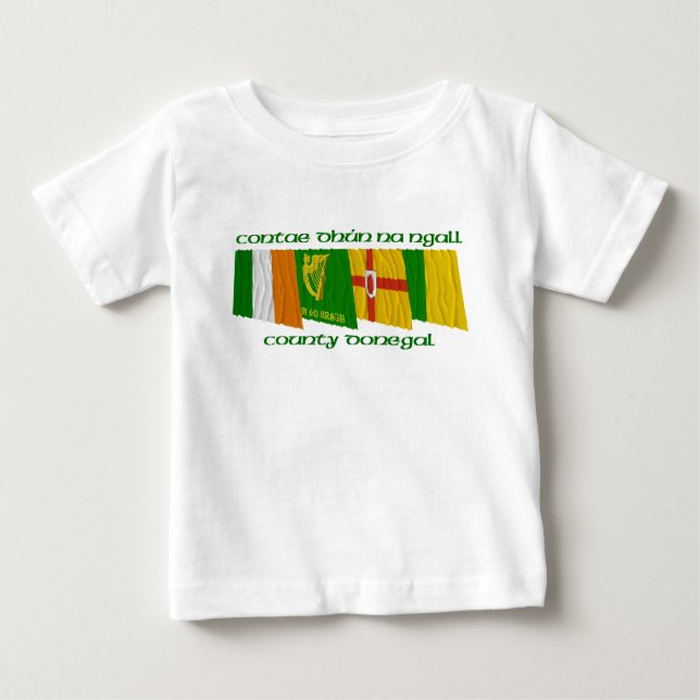County Donegal Flags Baby T-Shirt (Front)