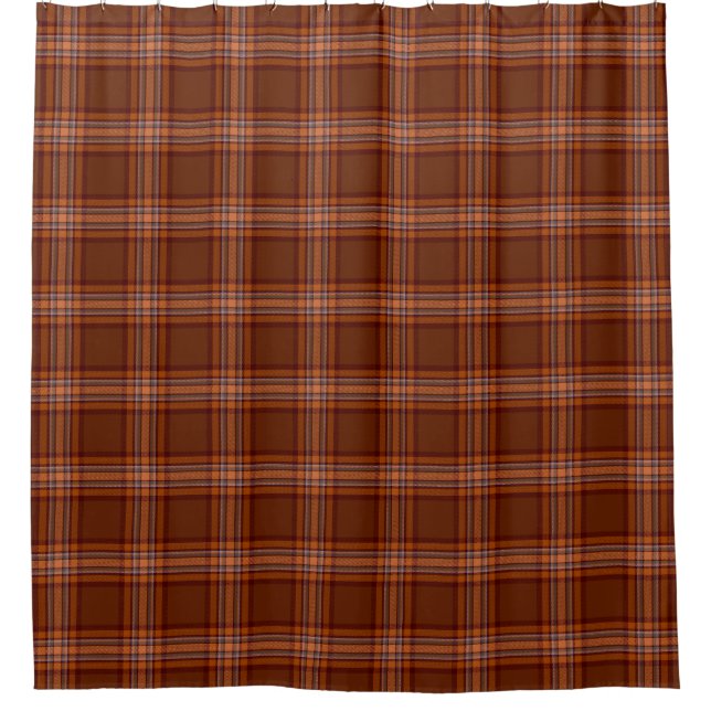 County Down Irish Tartan Shower Curtain (Front)