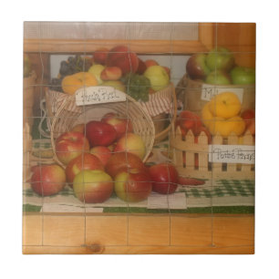 County Fair Fruit Harvest Display Tile