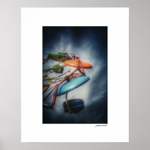 County Fair Ride Poster Print