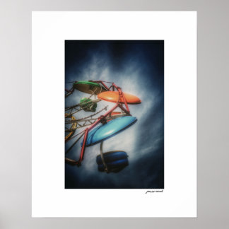 County Fair Ride Poster Print