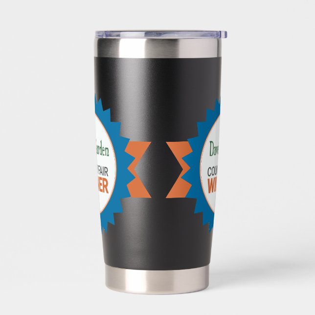 County Fair tumbler prize (Left)