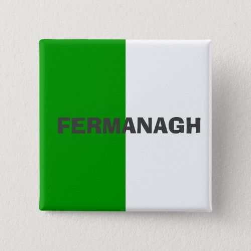 County Fermanagh  Flag Badge Button