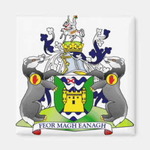COUNTY Fermanagh Ireland Magnet