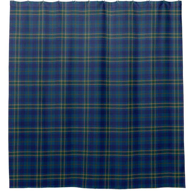 County Fermanagh Irish Tartan Shower Curtain | Zazzle
