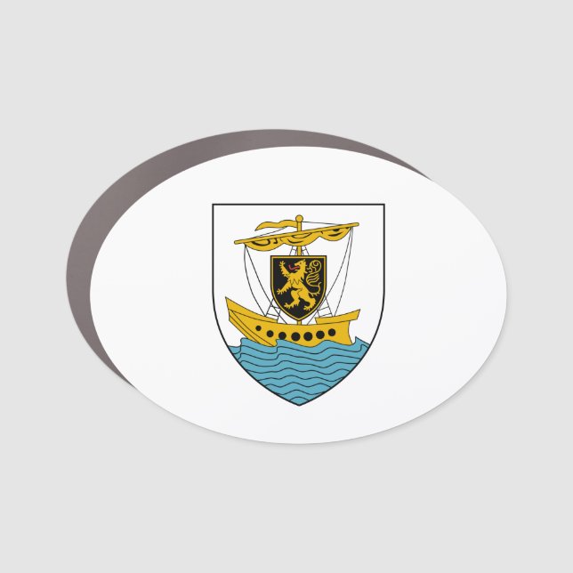 County Galway Coat of Arms Ireland  Car Magnet (Front)