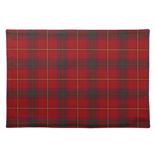 County Galway Irish Tartan Cloth Placemat