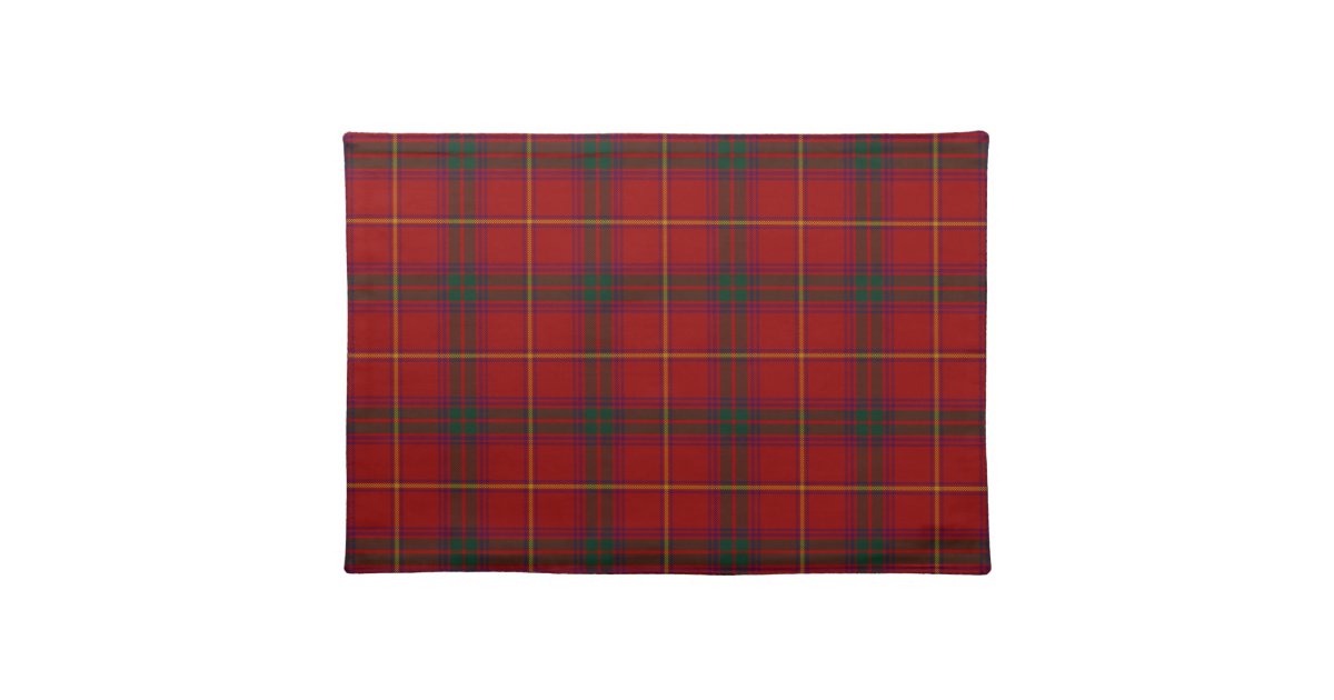 County Galway Irish Tartan Cloth Placemat Zazzle