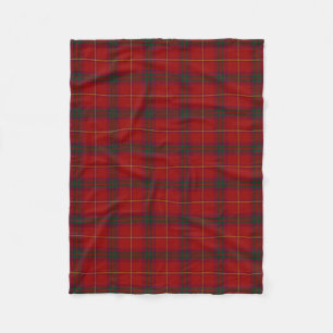 County Galway Irish Tartan Fleece Blanket