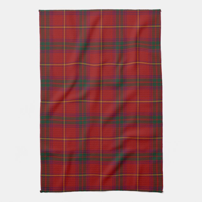 County Galway Irish Tartan Kitchen Towel (Vertical)