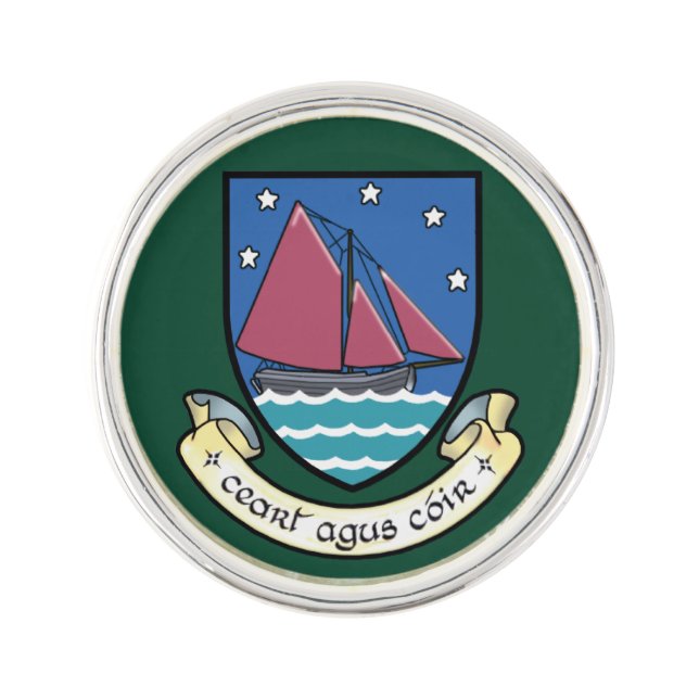 County Galway Lapel Pin (Front)