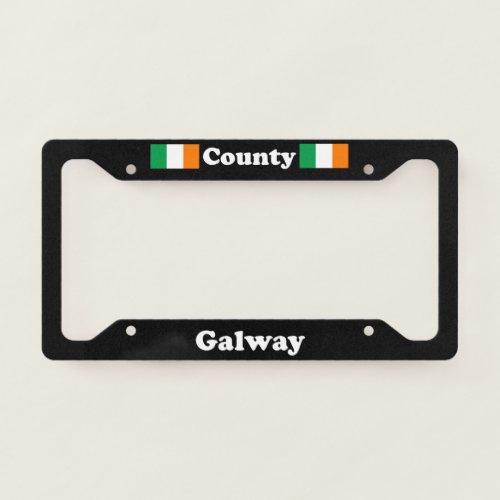 County Galway _ LPF License Plate Frame