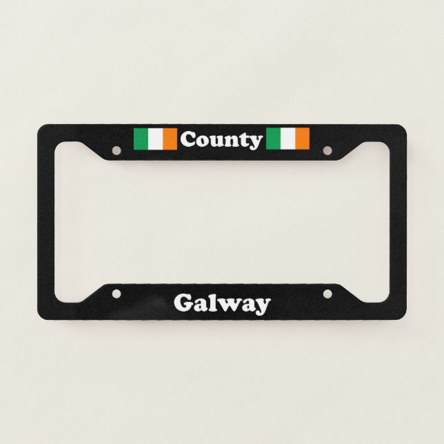County Galway - LPF License Plate Frame (Front)