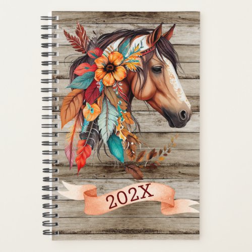 County Horse Yearly Date Planner