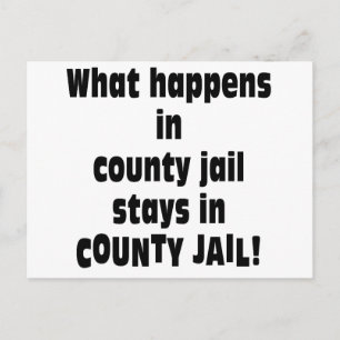 County Jail Postcard