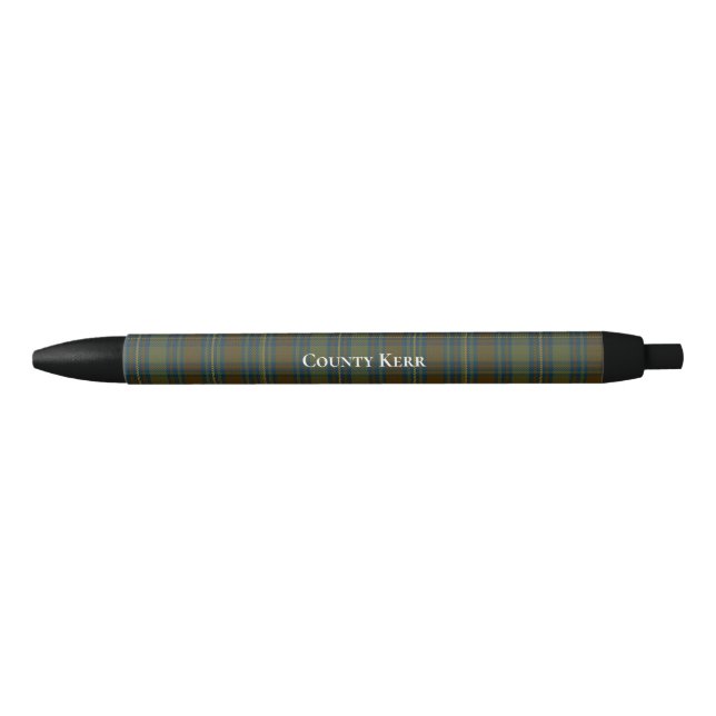 County Kerr Tartan Customizable Pen (Front)