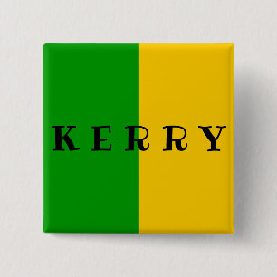 County Kerry  Flag Badge Button