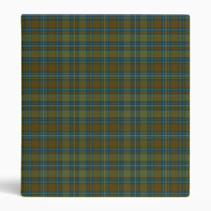 County Kerry Irish Tartan 3 Ring Binder