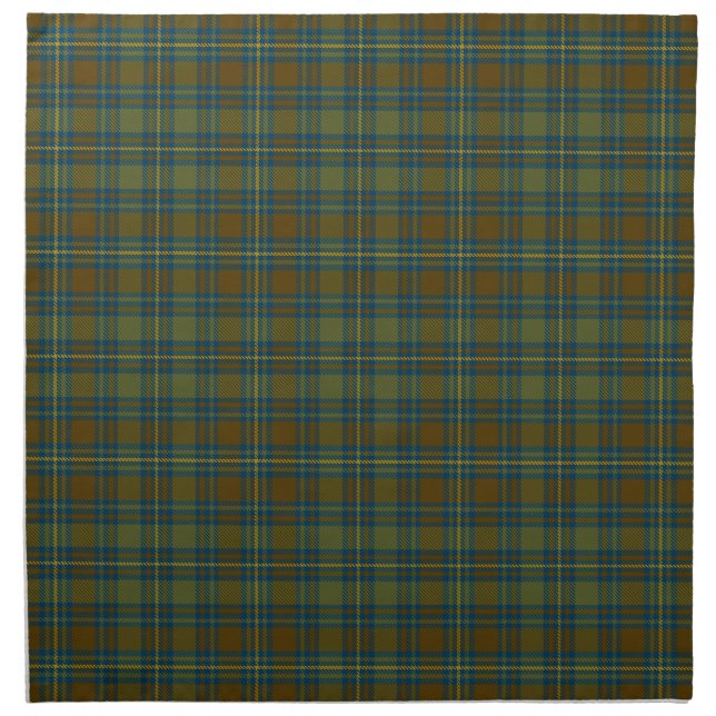 County Kerry Irish Tartan Napkin (Front)
