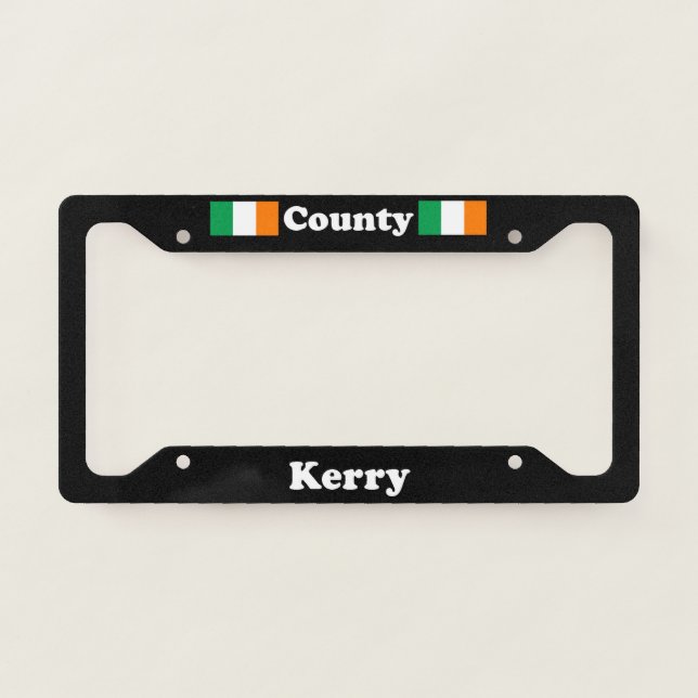 County Kerry - LPF License Plate Frame (Front)