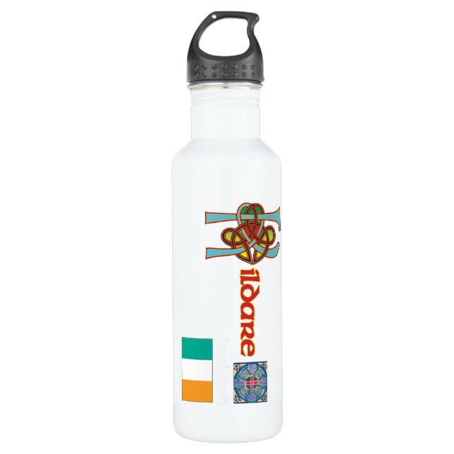 County Kildare Stainless Steel Water Bottle (Front)