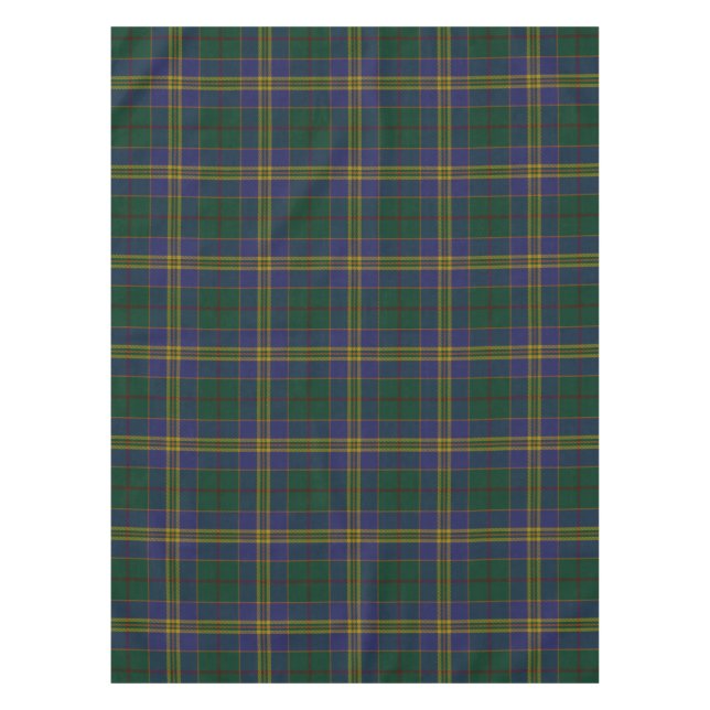 County Kilkenny Irish Tartan Tablecloth (Front)