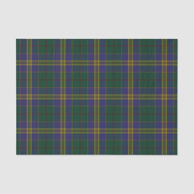 County Kilkenny Irish Tartan Tissue Paper (Front)