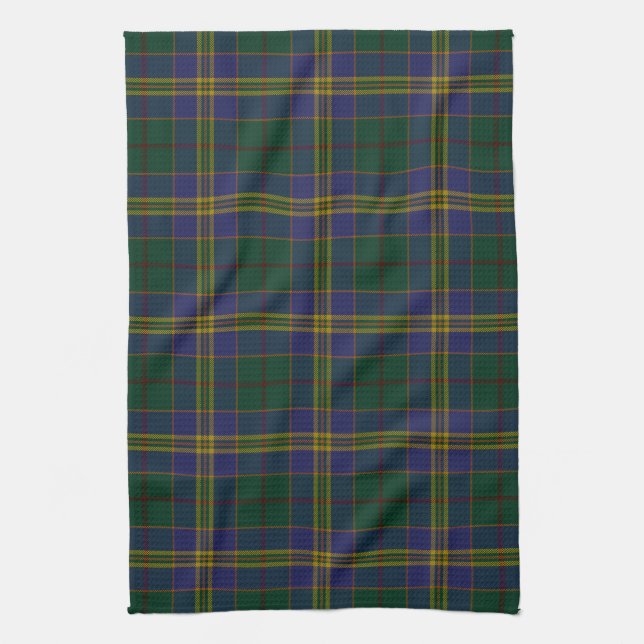 County Kilkenny Irish Tartan Towel (Vertical)