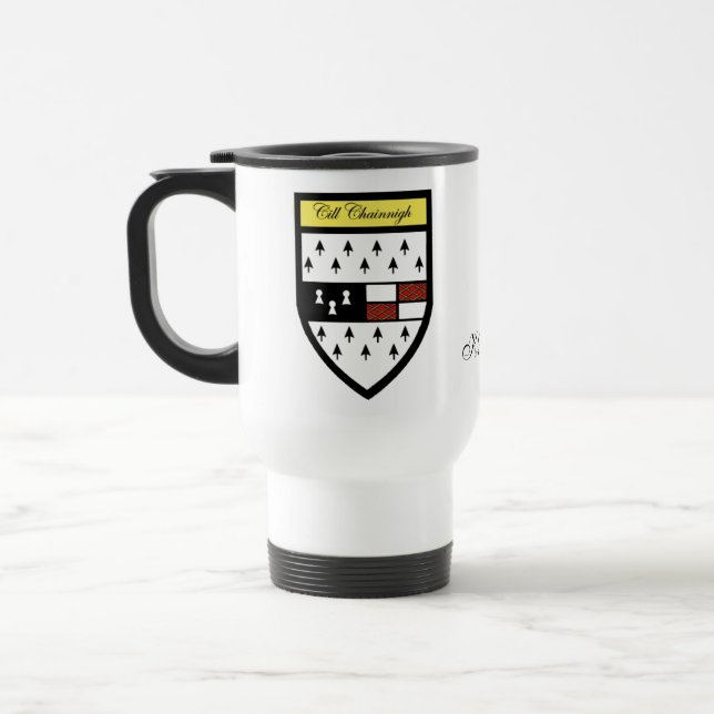 County Kilkenny Map & Crest Mugs (Left)