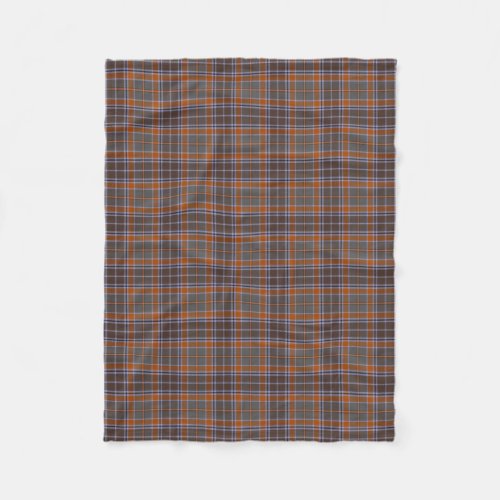 County Leitrim Irish Tartan Fleece Blanket