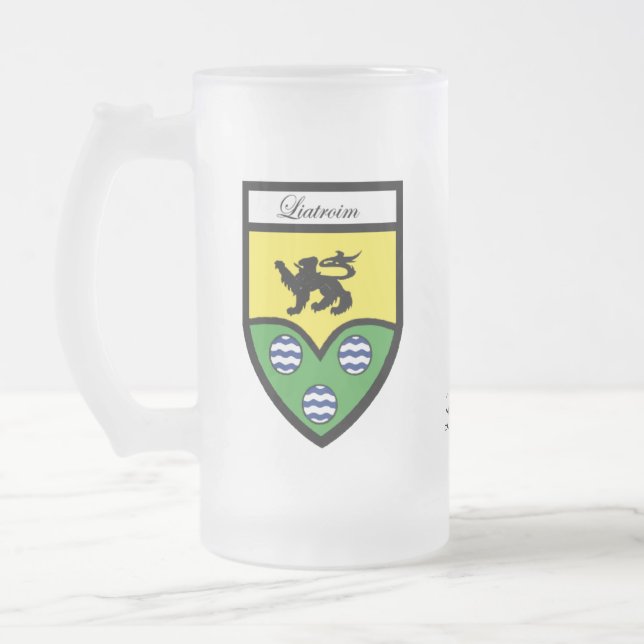 County Leitrim Map & Crest Mugs (Left)