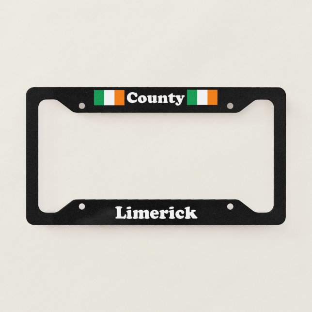 County Limerick - LPF License Plate Frame (Front)