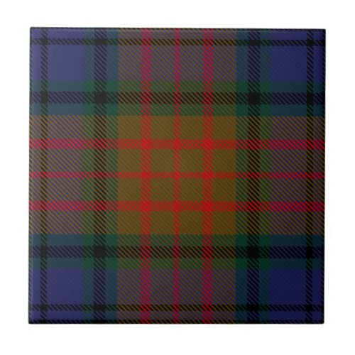 County Longford Irish Tartan Ceramic Tile